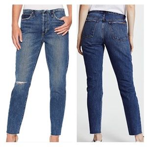JOE’S The Kass Waistless Hi-Rise Slim Ankle Jean